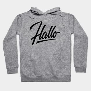 Hallo_ Blk Hoodie